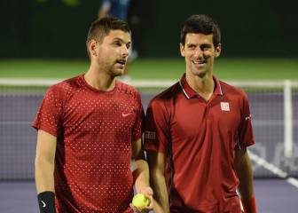 Krajinovic, íntimo de Djokovic y de las lesiones: 