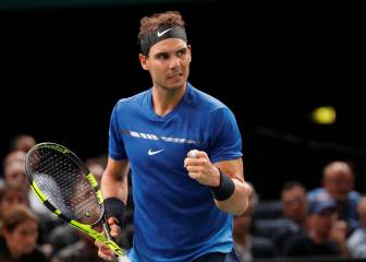 Nadal amplía la ventaja con Federer antes de las ATP Finals