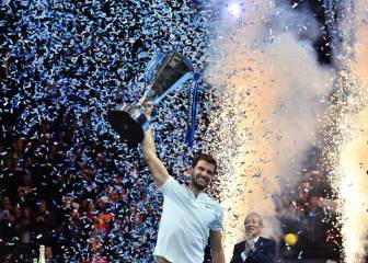 Dimitrov defeats Goffin to win ATP Finals in London