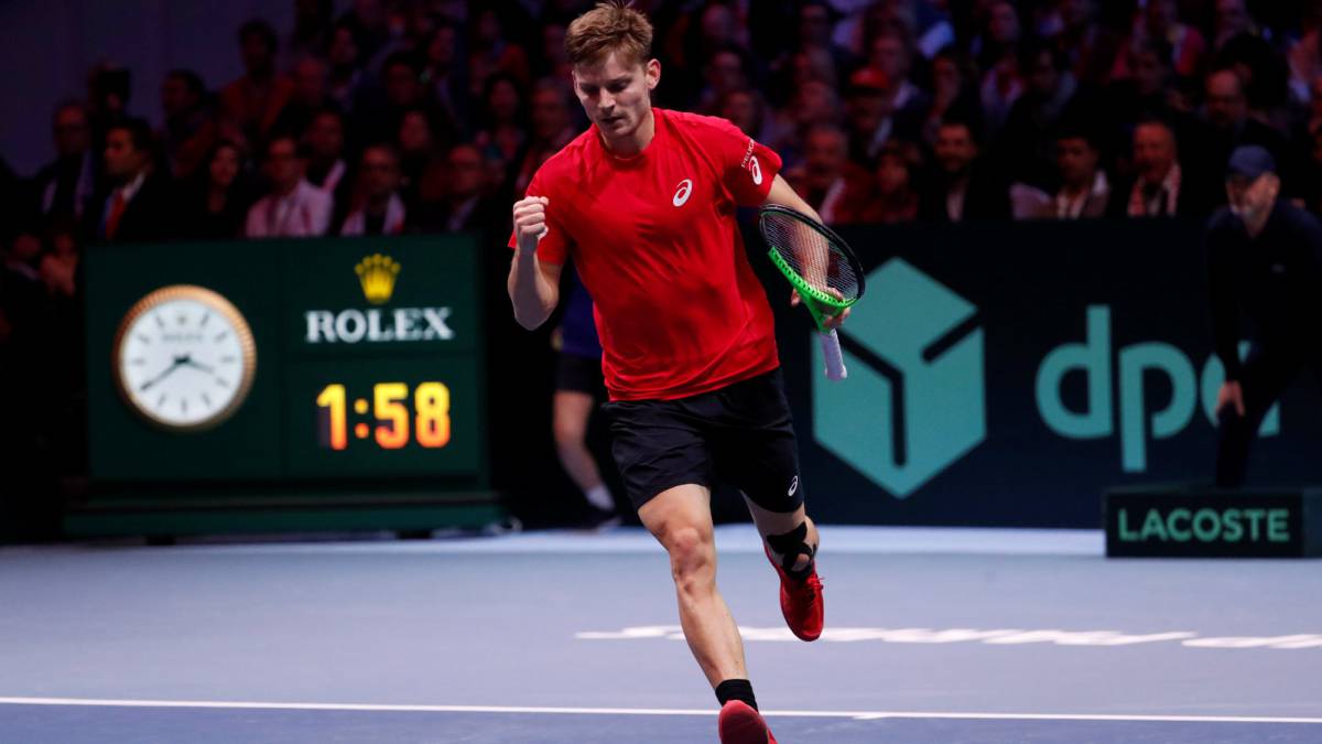 Goffin gana a Tsonga y fuerza el quinto partido de la Copa Davis.