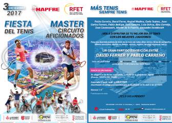 Ferrer y Carreño, protagonistas en la Fiesta del Tenis en Valencia