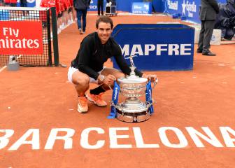 Nadal recibirá una réplica de plata del Godó por sus 10 títulos