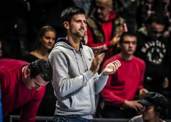 Así entrena Djokovic con su hijo: compenetración perfecta