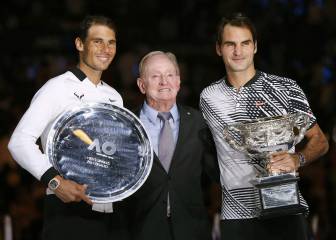 El pulso entre Nadal y Federer iluminó 2017 en el tenis