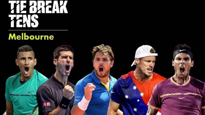 Kyrgios, Djokovic, Wawrinka, Hewitt y Nadal.