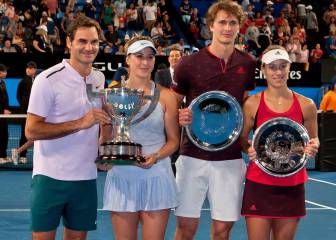 Federer guía a Suiza al título de la Copa Hopman en Perth
