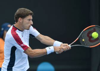 Carreño sufre para sumar su victoria 50 en pista dura