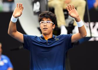 Sorpresa: el coreano Chung (58º) echa a Zverev; Del Potro, KO