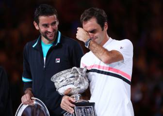 Federer, roto entre lágrimas: 