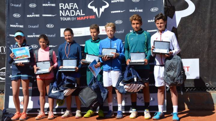 Los ganadores del Rafa Nadal Tour by Mapfre.