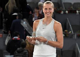 Kvitova, triplete en el décimo aniversario del torneo WTA