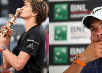 Zverev, como Nadal: luce un Richard Mille de 140.000 euros
