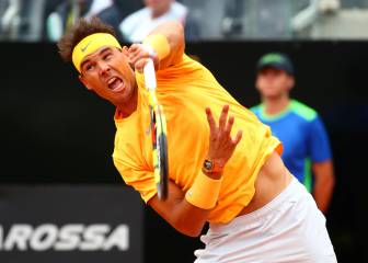 Nadal borra Madrid con su mejor arranque en Roma