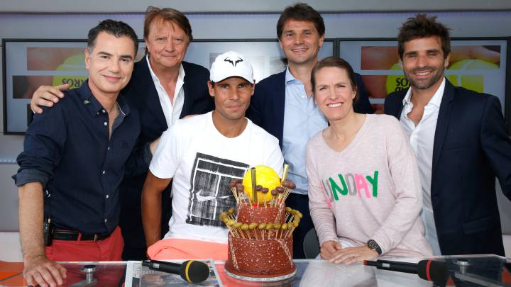 Nadal, tan buenos números como Federer con 32 años