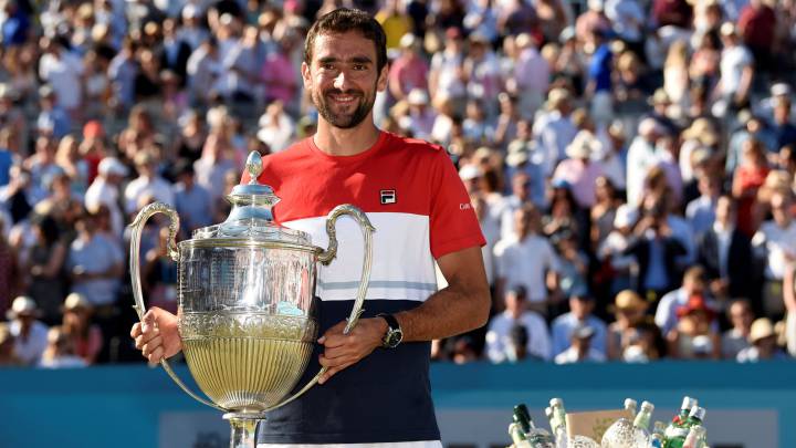 Cilic reina en Queen's ante un Djokovic que sigue en sequía