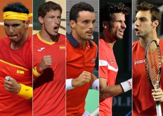 Nadal, Carreño, Bautista y Feliciano, contra Francia