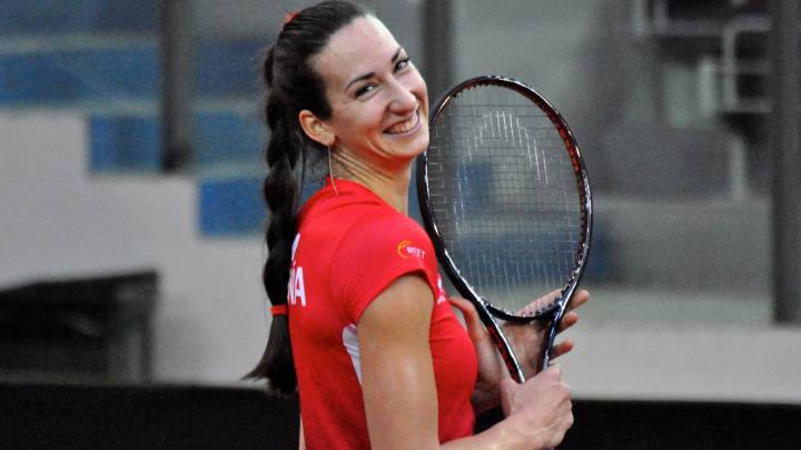 La tenista española Georgina García Pérez, en una imagen de archivo.