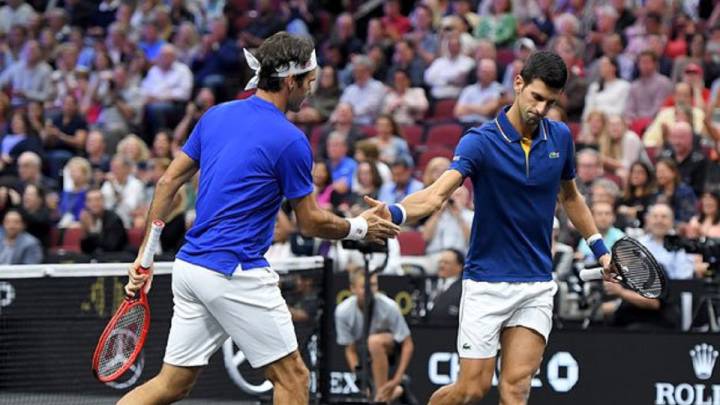 Europa domina pese a la derrota de Djokovic y Federer en dobles