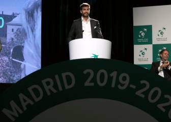 Piqué trató de justificar la falta de Federer, Djokovic y Zverev