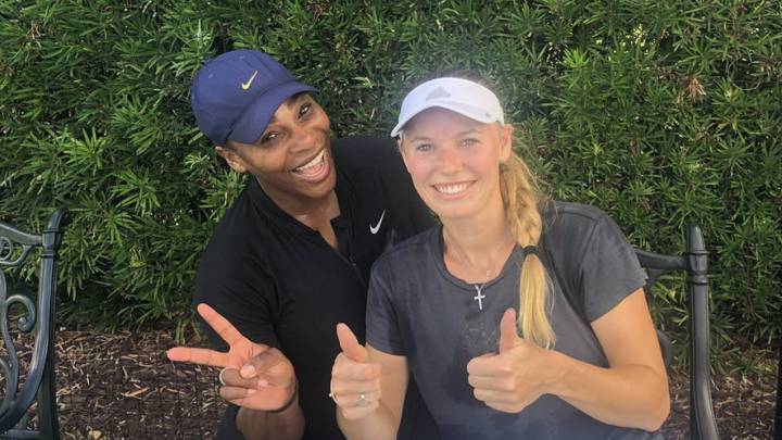 Wozniacki y Serena Williams preparan juntas el 2019