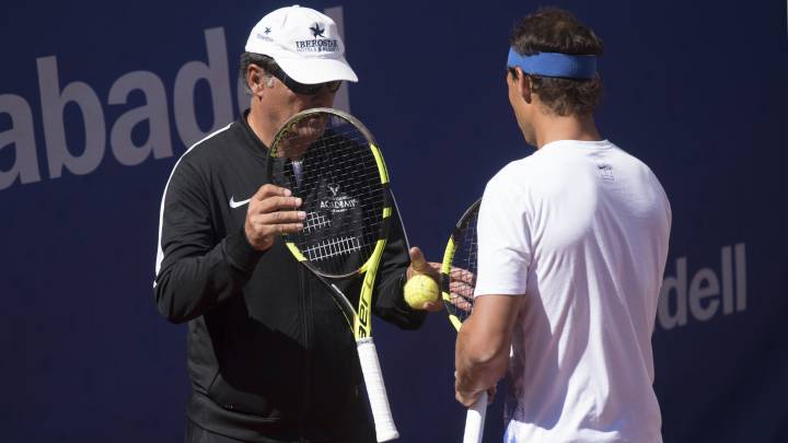 El padre de Fognini acusa a Toni Nadal de coaching con Rafa