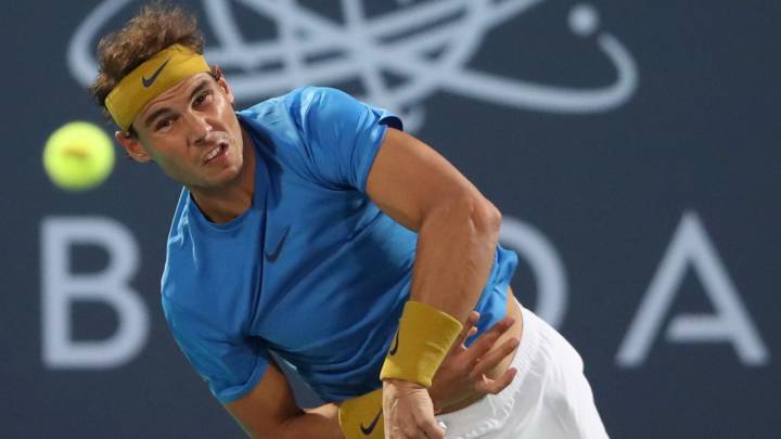 Resumen y resultado del Nadal - Anderson (6-4, 3-6 y 4-6): Nadal cae en su regreso en Abu Dabi