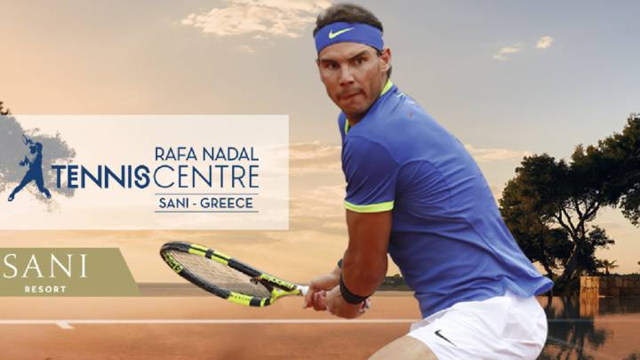 Imagen promocional del Rafa Nadal Sports Centre en Sani, Grecia.