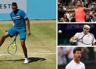 Kyrgios, sobre Nadal, Federer y Djokovic: 