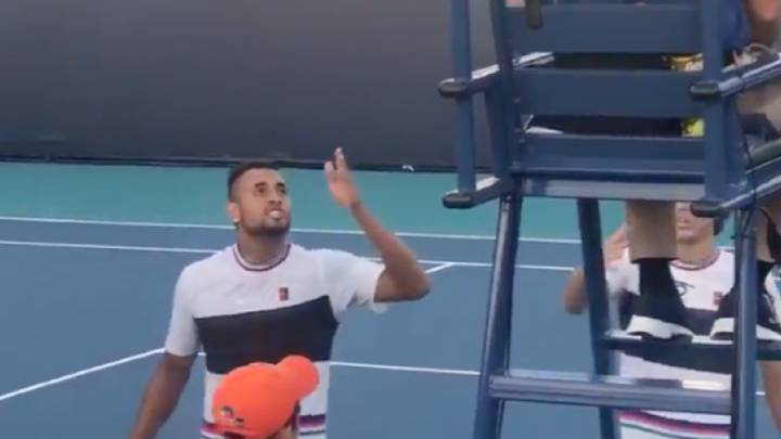 Kyrgios lía una de sus peores y eso en él es decir mucho...