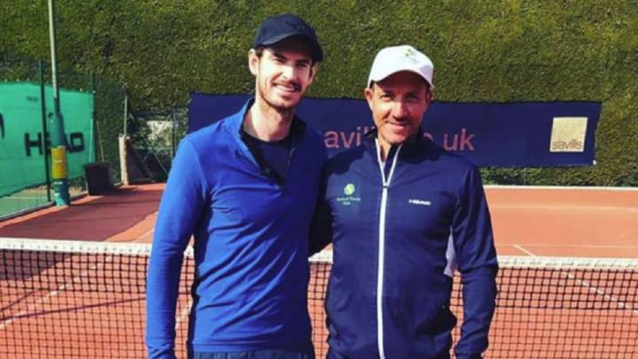 Andy Murray mejora en su recuperación: ya golpea bolas