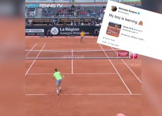 A Kyrgios le ha salido discípulo: el 'chulesco' punto que el australiano alabó en Twitter