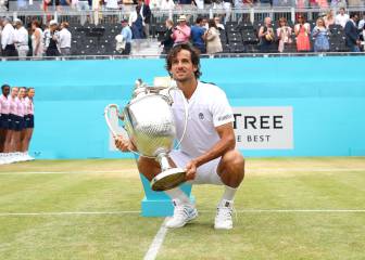 Feliciano renace con 37 años en la hierba de Queen's
