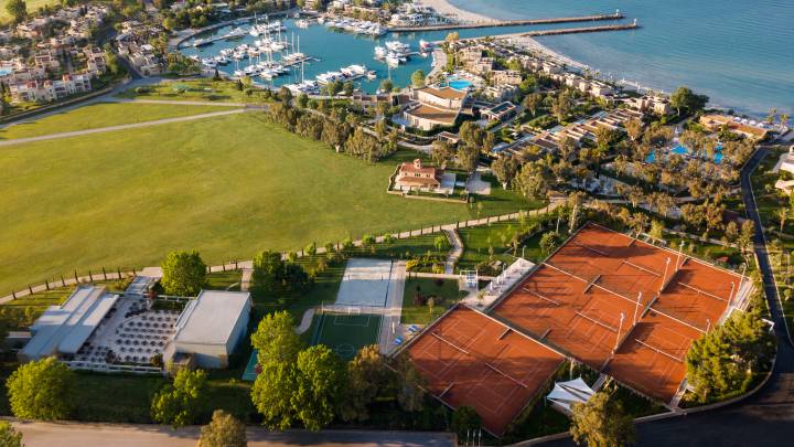 Imagen del Rafa Nadal Tennis Centre de Halkidiki, Grecia.