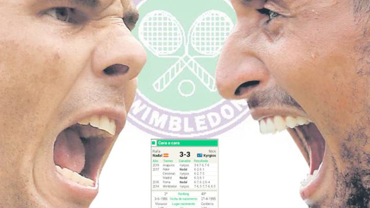 Nadal-Kyrgios: duelo volcánico