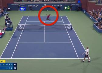 The greatest showman: Monfils invents the 360º on match point