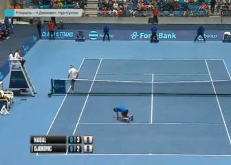Fue tan descomunal que Nadal 'lesionó' a Djokovic con este gesto