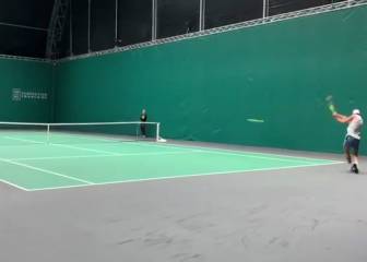 La ejemplar actitud de Nadal entrenando que la ATP ha querido mostrar al mundo en Twitter