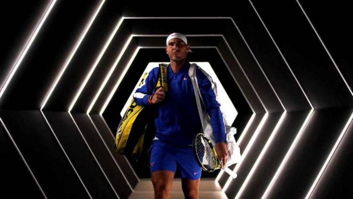 Nadal ya se prueba en Londres