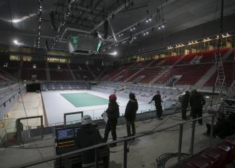 La Caja Mágica se transforma: de la tierra a la pista rápida