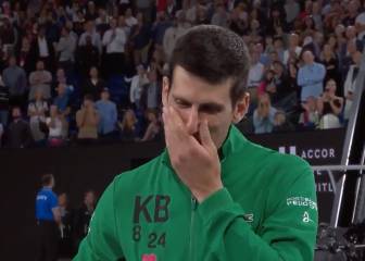 Djokovic destapó su relación con Kobe y se derrumbó en la entrevista: la grada, enmudecida