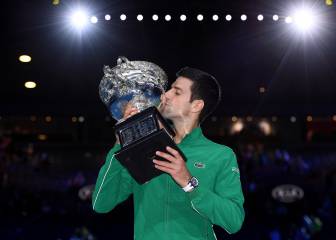 La victoria de Djokovic ante Thiem en imágenes