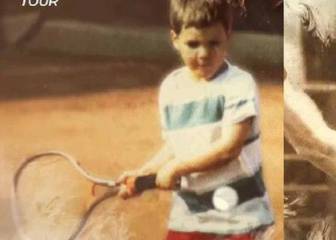 La infancia de Federer: raquetas de madera y pelotas blancas