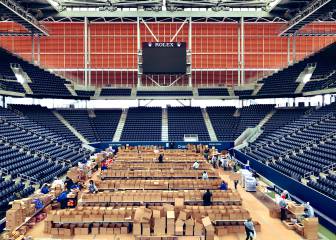 El US Open se transforma: pasa a ser hospital y comedor