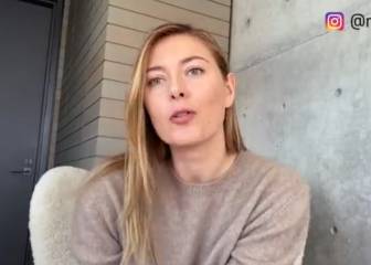 Maria Sharapova dishes out number to locked down fans