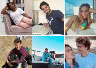 Así pasan la cuarentena los mejores tenistas del mundo