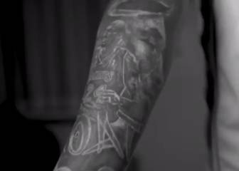 Kyrgios se tatúa a Kobe Bryant y LeBron: 