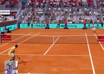 Hasta en la consola es inimitable: cómo ganó Nadal a Shapovalov tiene su miga...