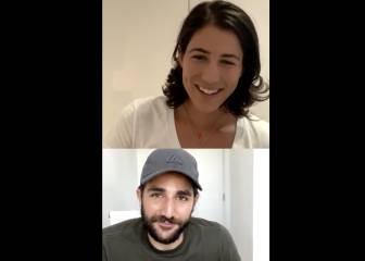 Muguruza, periodista con Ricky por un día: 