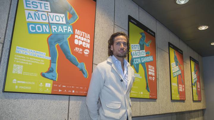El tenista y director del Mutua Madrid Open Feliciano López posa en una entrevista para AS.