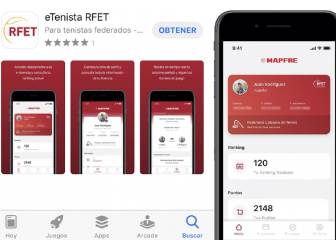 La RFET lanza la aplicación E-Tenista que permite llevar la licencia en el móvil